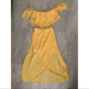 Two piece maxi dress